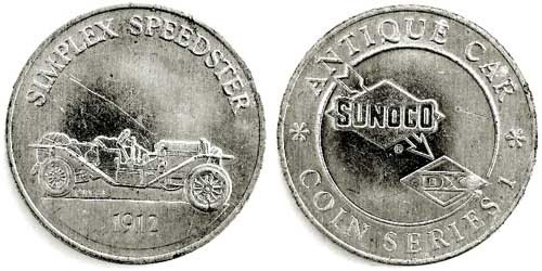 Antique Car Coin Simplex Speedster 1912 - Antique Cars Blog